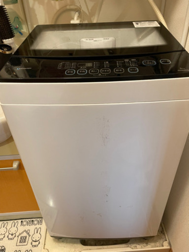 2018年式　洗濯機　maxzen 全自動洗濯機6.0kg JW06MD01WB 説明書つき