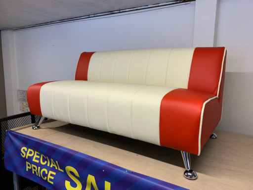 【新品】二人掛けソファ　アウトレット品