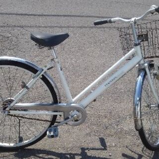 26インチ 🚲 中古 自転車 4480円 🔑 鍵新品！ 💡 ライト付 安心の新規防犯登録料込みの画像