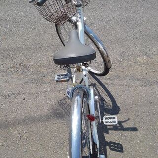 26インチ 🚲 中古 自転車 4480円 🔑 鍵新品！ 💡 ライト付 安心の新規防犯登録料込みの画像