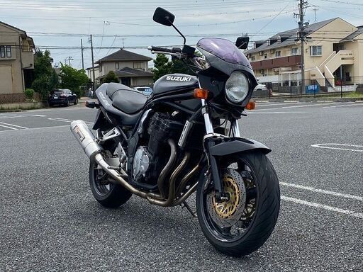 希少 車検 R5.7/15迄 スズキ GSF1200 ヨシムラマフラー ビキニカウル リミッターカット バックステップ GV75A