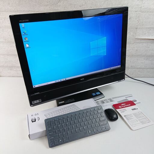 【動作確認済】NEC VW770/G 一体型PC Core i7-2670QM SSD 新品 500GB メモリ 8GB パソコン
