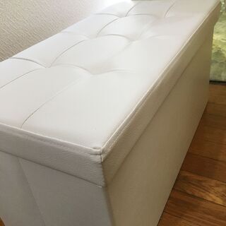 引取り限定　収納ベンチ（収納スツール/収納ソファ/収納ボックス）...