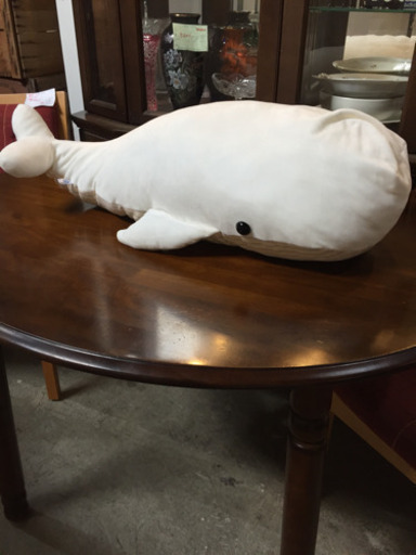★可愛いです！★ 柔らかくてふわふわな しろクジラ ぬいぐるみ