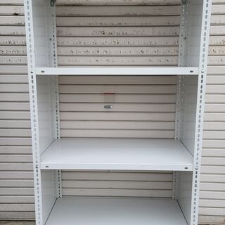 スチールラック　キャスター付き　3段　約H160㎝（キャスター込...