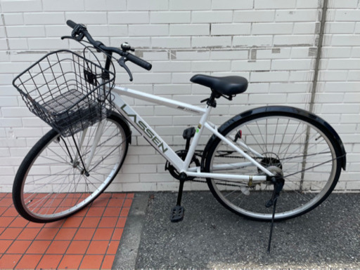 GM530【近隣配達可能】自転車　6段変速ギヤ　ママチャリ　白　6段変速ギヤ　ダイナモライト　普通自転車　軽快車　サイクリング　通勤　通学　リサイクルショップ　ケイラック朝霞田島店　ケイラック　埼玉県　朝霞市　田島　和光市　志木市　新座市　富士見市　ふじみ野市　三芳町　戸田市　蕨市　さいたま市(岩槻以外)　川越市　所沢市　上尾市　東京都　板橋区　練馬区　清瀬市