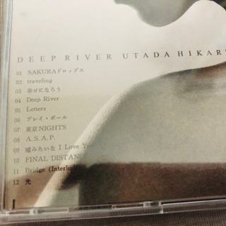 【USED】宇多田ヒカル　アルバム　DEEP RIVERの画像