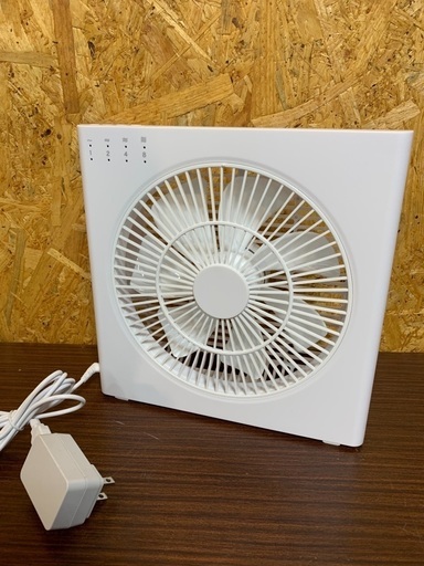 【美品】卓上ミニ扇風機 小型 扇風機 約25×25cm