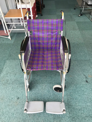 【リサイクルサービス八光　田上店　配達・設置OK】カワムラサイクルKA202SB-40(42)アルミ製標準車いす