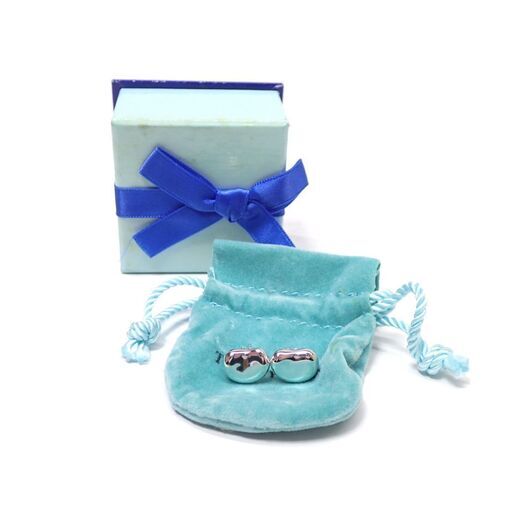 AA538 TIFFANY＆CO. シルバー 925 ビーンズ ピアス 両耳