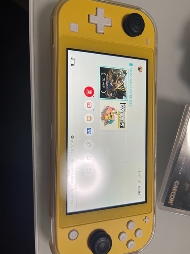 SwitchLight イエロー、モンハンRISE、ケースセット