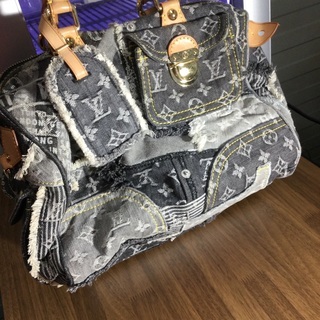 ルイヴィトン　パッチワークスピーディ　モノグラムデニム　？