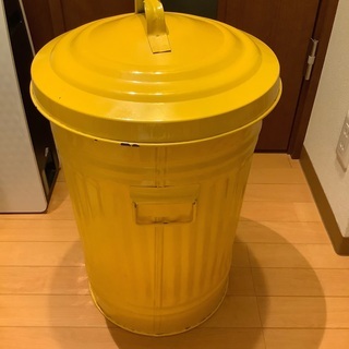 金属製　ゴミ箱　洗濯物入れ　ランドリーバックの画像