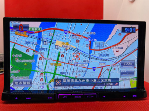 KENWOOD 彩速　MDV-626DT フルセグ　動作確認済み　フルセットa