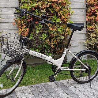 折りたたみ自転車 20インチ 外装6段変速の画像