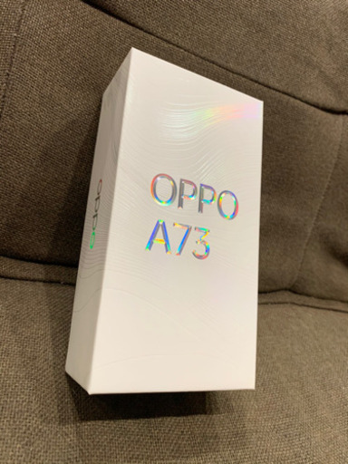 新品 OPPO A73 本体 ケース / フィルム 付 オレンジ