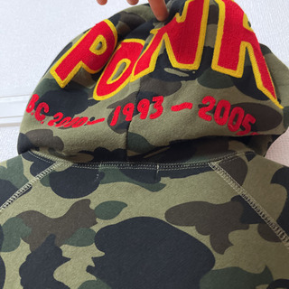 BAPE 1st camo Shark Full zip hoodieの画像