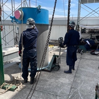 重量物運搬据付 配管工事 プラント工事の画像