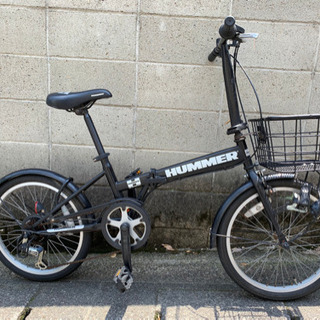 【ハマー　折りたたみ自転車】 20インチ 6段変速付　人気車❗️...