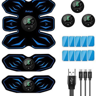 【新品未使用】腹筋ベルト EMSパッド 多機能トレーニング お腹...