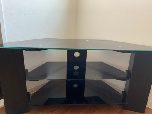 強化ガラス　テレビ台　☆値下げ☆ 【美品】