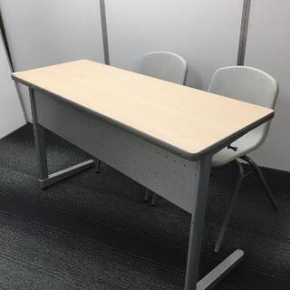 コクヨ　二人用スクールデスク　セミナーデスク　椅子付き