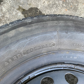 【購入者が決まりました】スチールホイールタイヤセットの画像