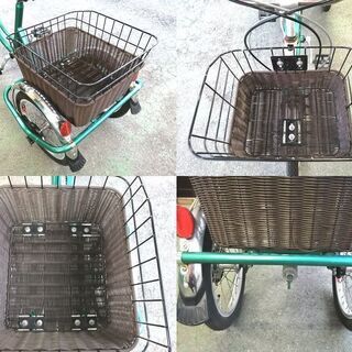 【鹿児島リサイクルショップ スターズ】ミムゴ mimugo SWING CHARLIE2 三輪自転車 MG-TRW20G グリーン 鍵有の画像