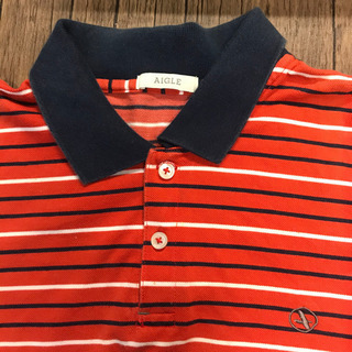 値下げ★AIGLE メンズポロシャツXLの画像