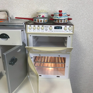 日本育児 CASDON おままごとキッチン ちびっこママ の画像