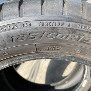 185/60R15 中古ダンロップ2本の画像