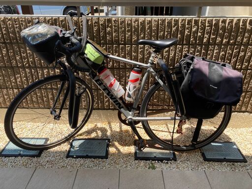 フランス製　タイヤ交換済み　鍵　ロードバイク　輪行袋　工具　収納　サーフキャリー　付き