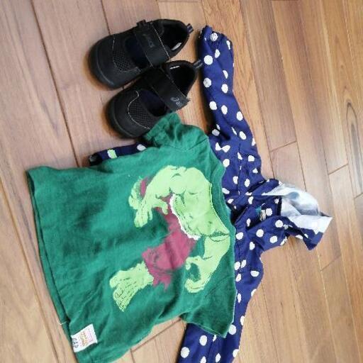 アシックスサンダル14センチ他　子供靴