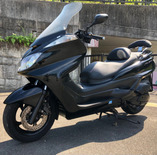 売れました！　説明動画有り！ 超低走行 1340km グランド マジェスティ250 黒