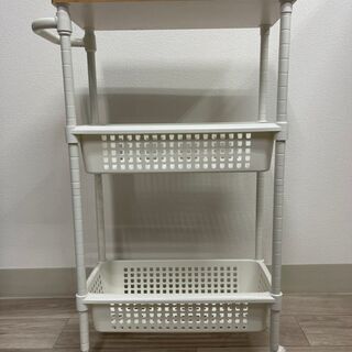 すきま収納　キッチンラック　高さ78ｃｍ　幅51ｃｍ　奥行22ｃｍの画像