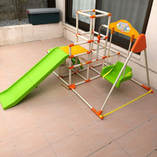 【取引成立】ジャングルジム　滑り台　子ども用の画像