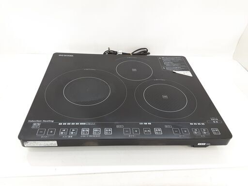 アイリスオーヤマ IHクッキングヒーター 3口 13年製 IHC-S313　/DJ-0159-B