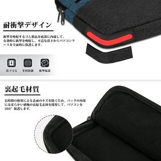 未使用　パソコンケース パソコンバッグ ノートパソコンケース  15-15.6インチの画像