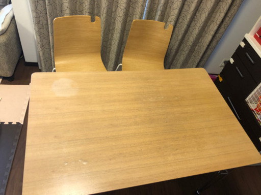 ダイニングセット テーブルと椅子2脚セット