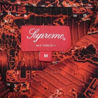 Supreme 18ss 半袖シャツ　Mサイズ　赤の画像
