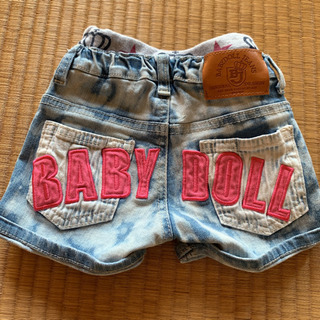 ベビードール デニムパンツ90の画像