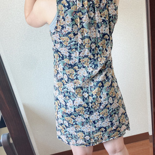 grove 花柄 ワンピース コットンのような柔らか素材❤ Mサイズの画像