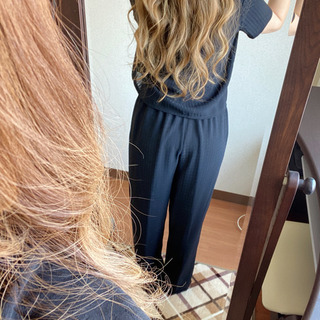 ✨美品✨ パンツスーツ セットアップ シースルー Mサイズの画像