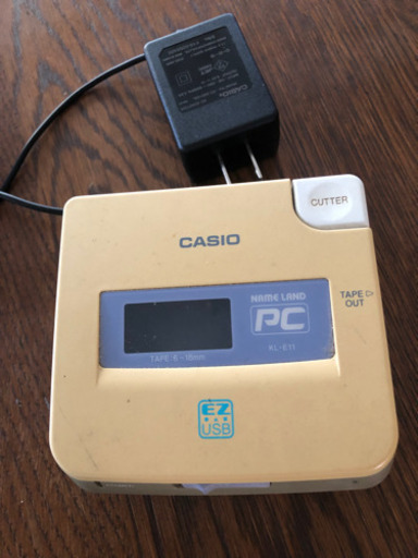 カシオのネームランド　パソコンに繋いで使うやつです。