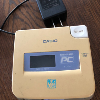 カシオのネームランド　パソコンに繋いで使うやつです。