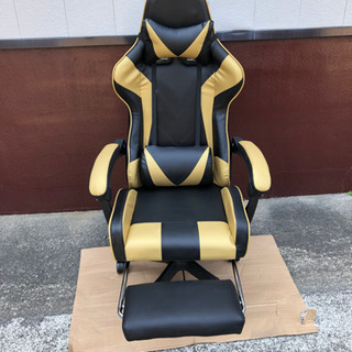 【新品】 ★快適★ゲーミングチェア　　オフィスチェア　段階無制限リクライニング