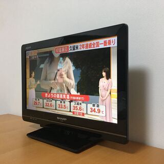 AQUOS 19型 録画 500GB HDTV・地上D・BS・CS・LED ハイビジョンテレビ シャープ 19インチ