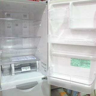 3ドア冷蔵庫 2013年製 302L 幅54cm 日立 R-S300DMV インバーター