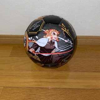 未使用　鬼滅の刃　サッカーボール　ブラック　黒