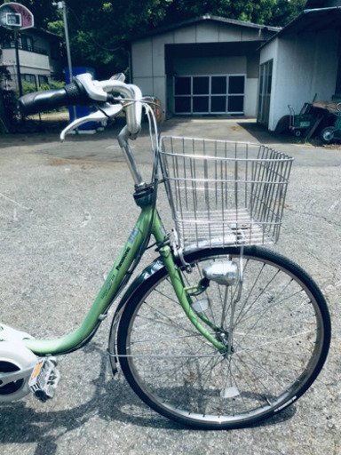 ②859番  電動自転車✨ Panasonic ビビ END63‼️